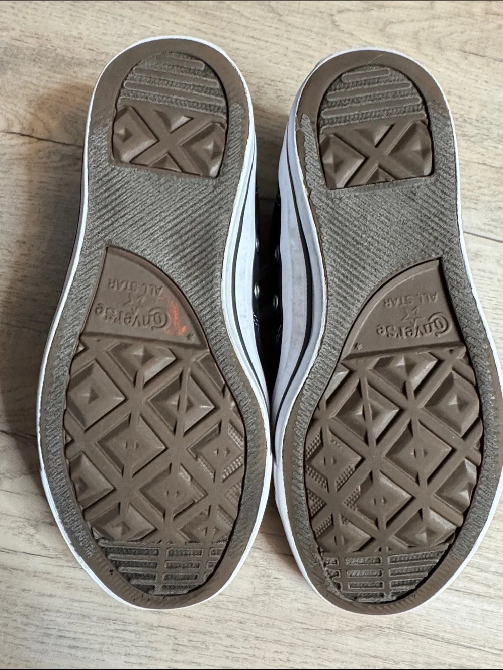 Converse Black and White Kids Low Top Sneakers